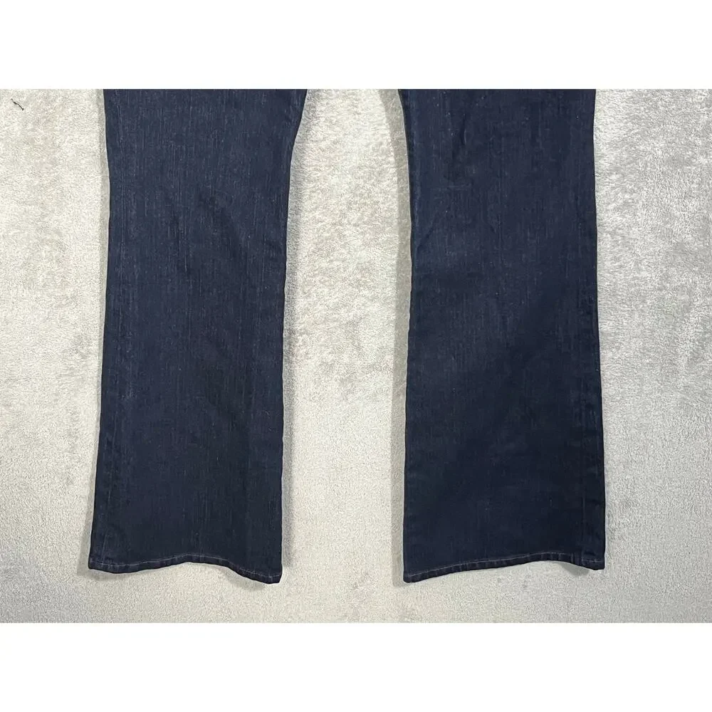 Joes Jeans Size 31x33 Womens Flare Leg Dark Wash Mid Rise Tall Preppy Work Wear